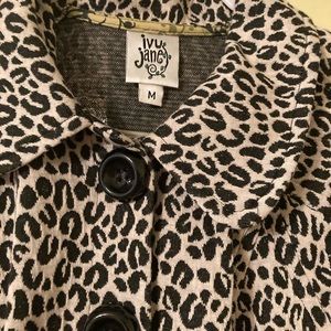 Ivy Jane leopard coat in mint condition!